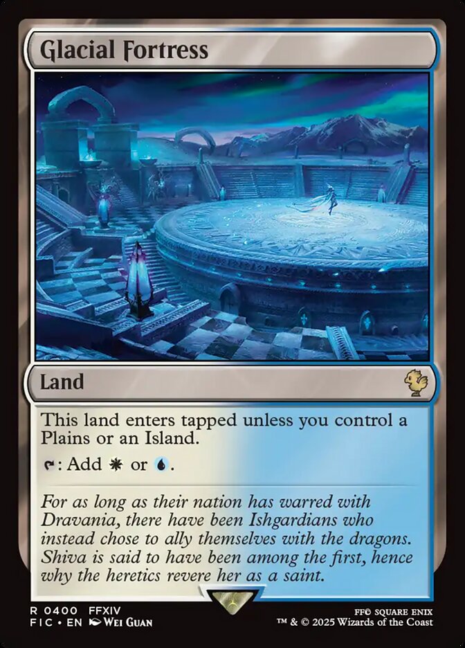 Glacial Fortress, Final fantasy commander Card Art