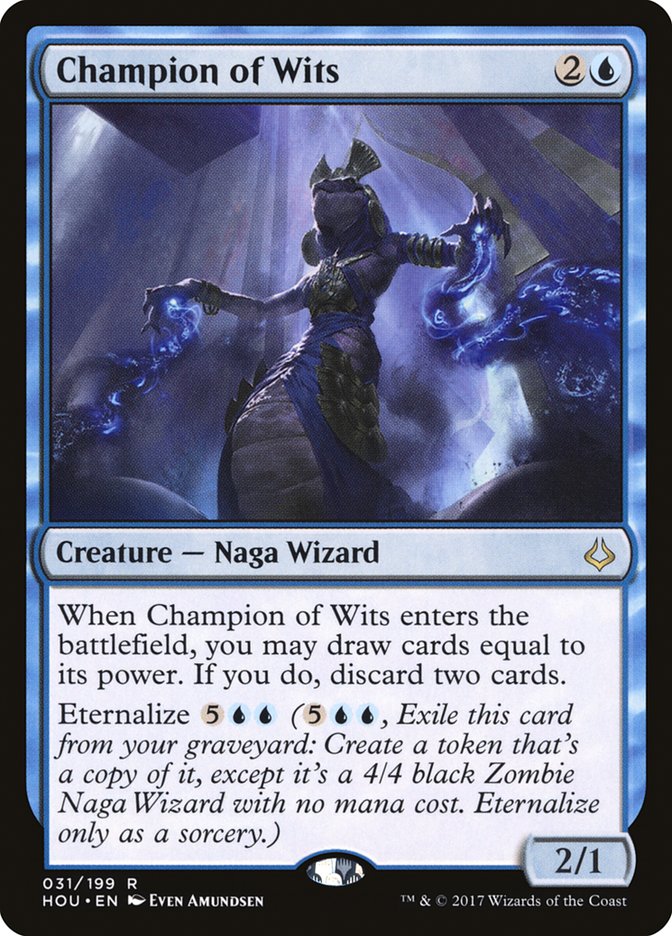 Champion of Wits - Foil