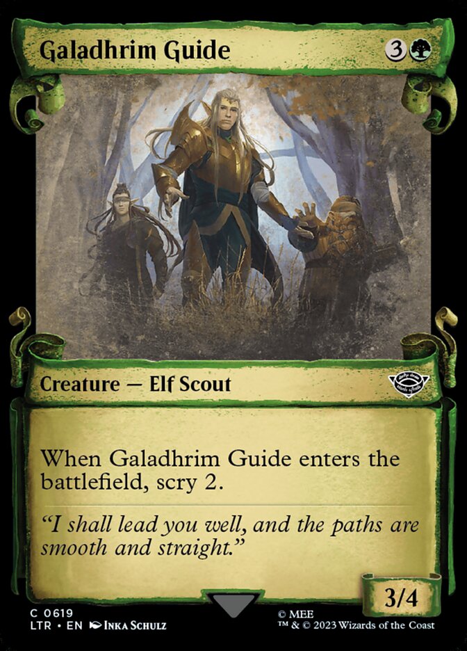Galadhrim Guide, The lord of the rings: tales of middle-earth Card Art