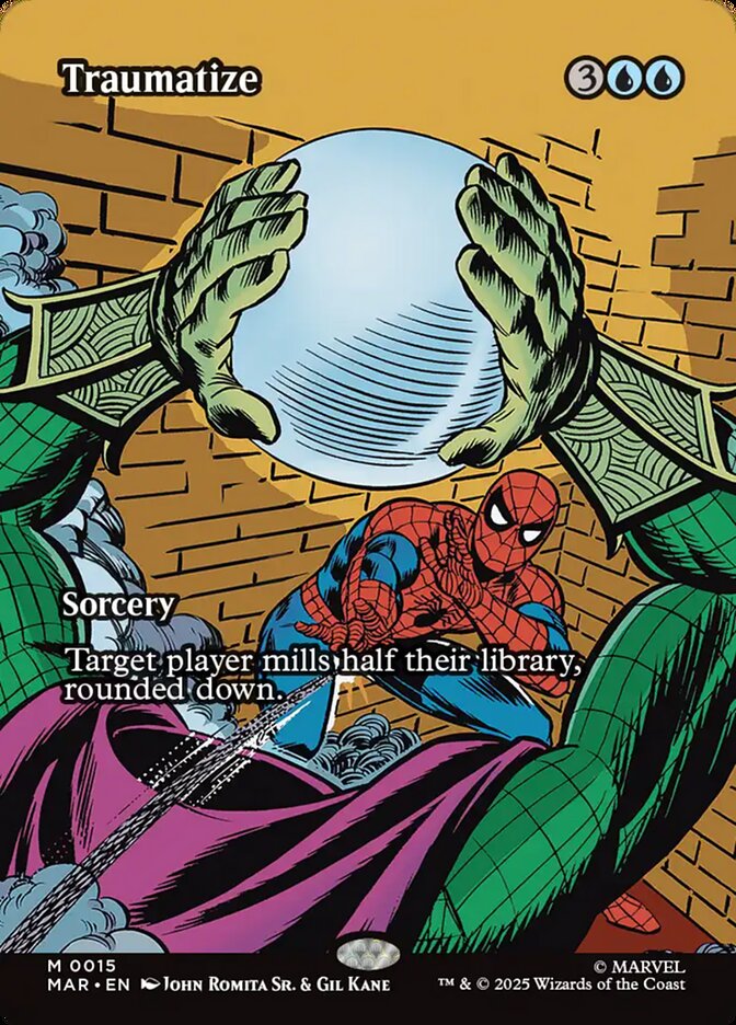 Traumatize, Marvel Universe Card Art