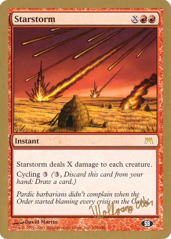 Starstorm, World Championship Decks 2003 Card Art