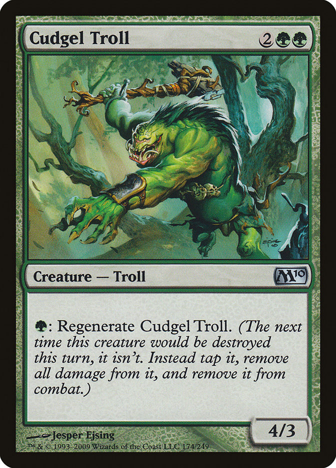 Cudgel Troll, Magic 2010 Card Art
