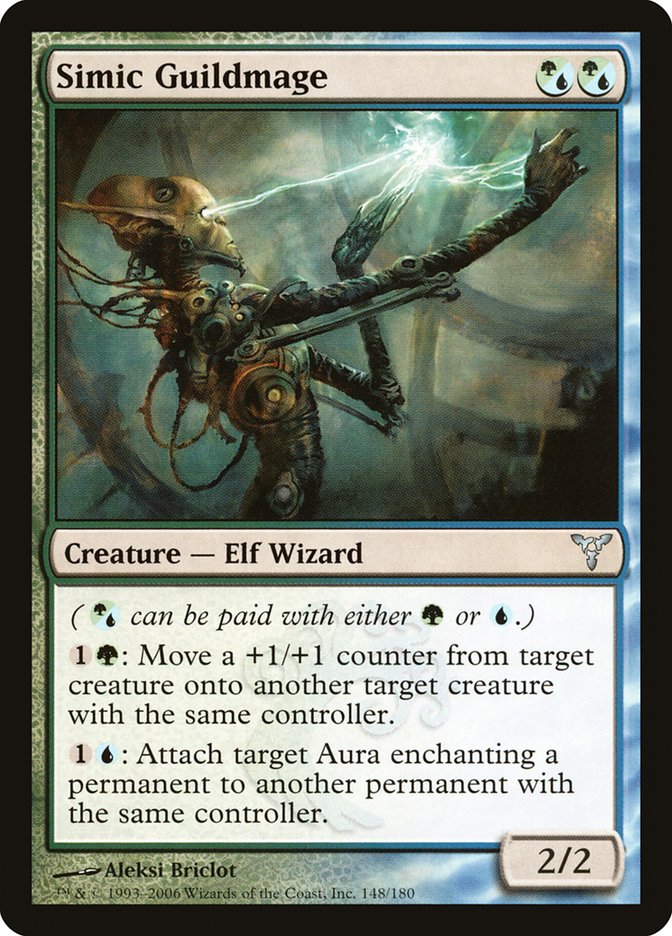 Simic Guildmage, Dissension Card Art