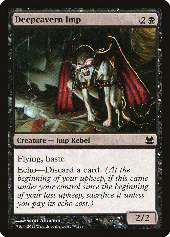 Deepcavern Imp, Modern masters Card Art