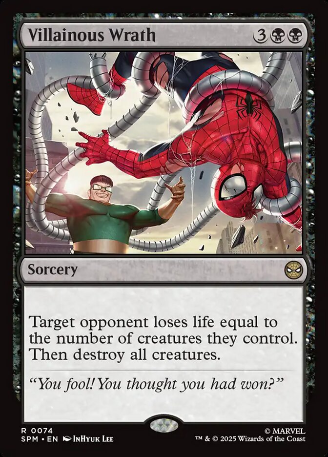 Villainous Wrath, Marvel'S Spider-Man Card Art