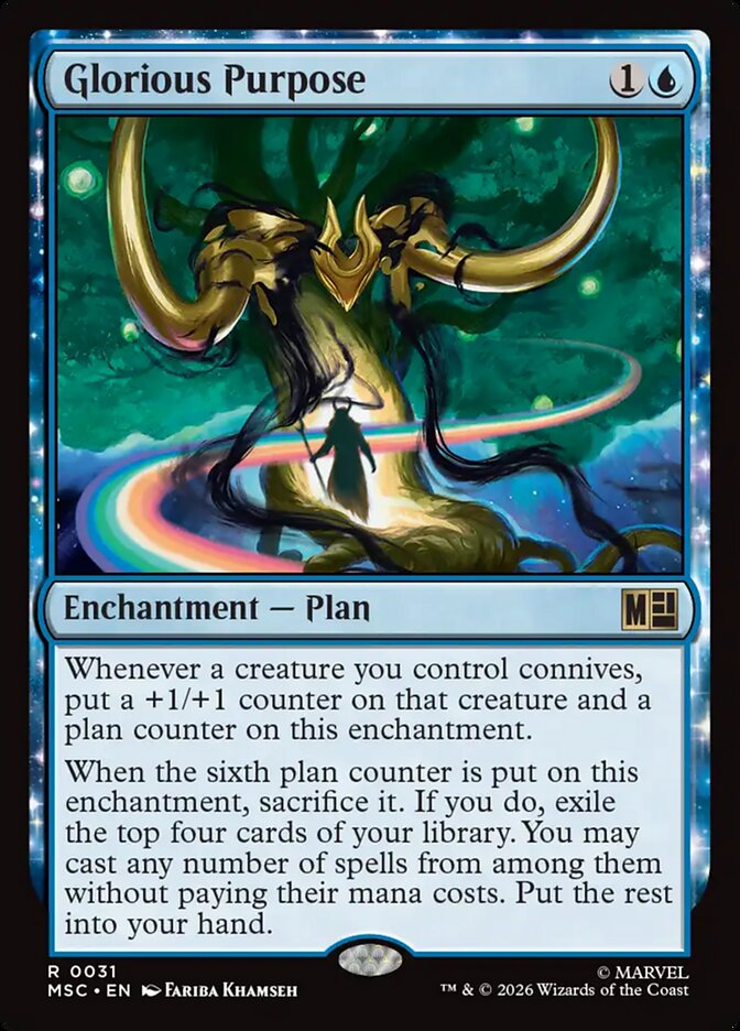 Glorious Purpose, Marvel Super Heroes Commander Card Art