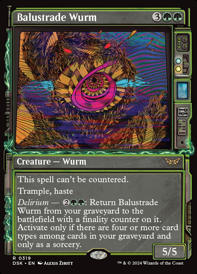 Balustrade Wurm - Foil