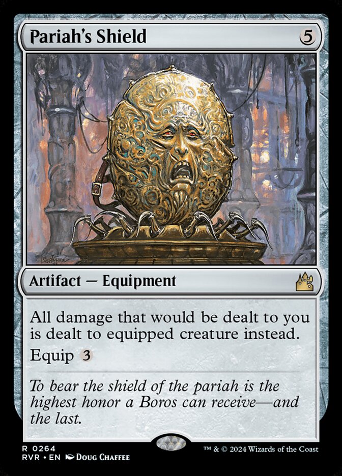 Pariah's Shield, Ravnica remastered Card Art