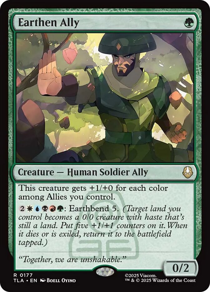 Earthen Ally, Avatar: The Last Airbender Card Art