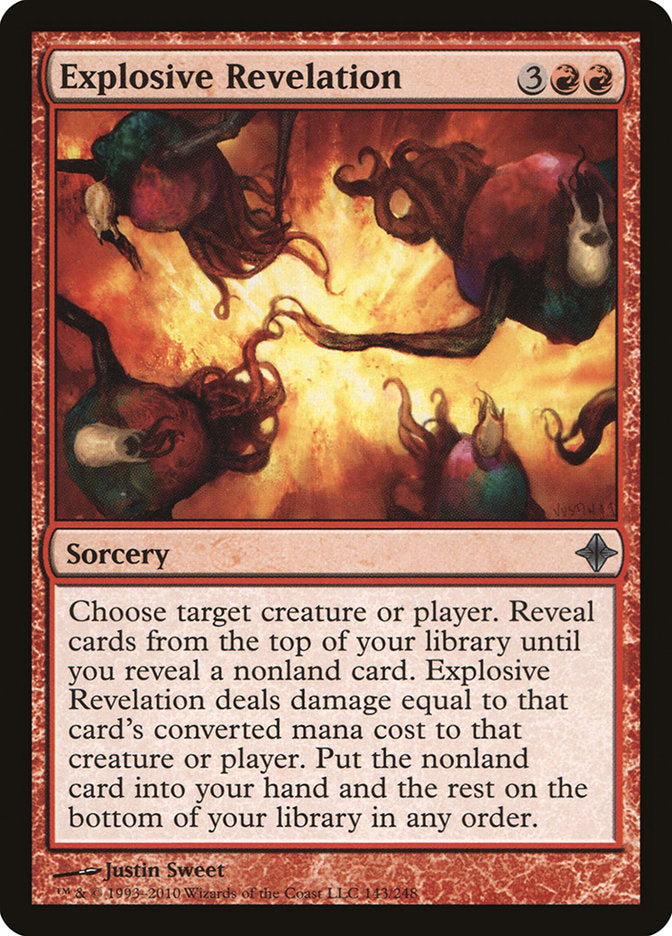 Explosive Revelation, Rise of the eldrazi Card Art