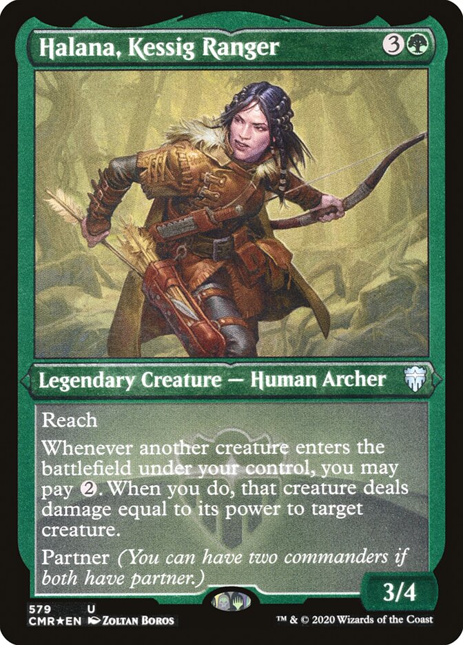 Halana, Kessig Ranger, Commander legends Card Art
