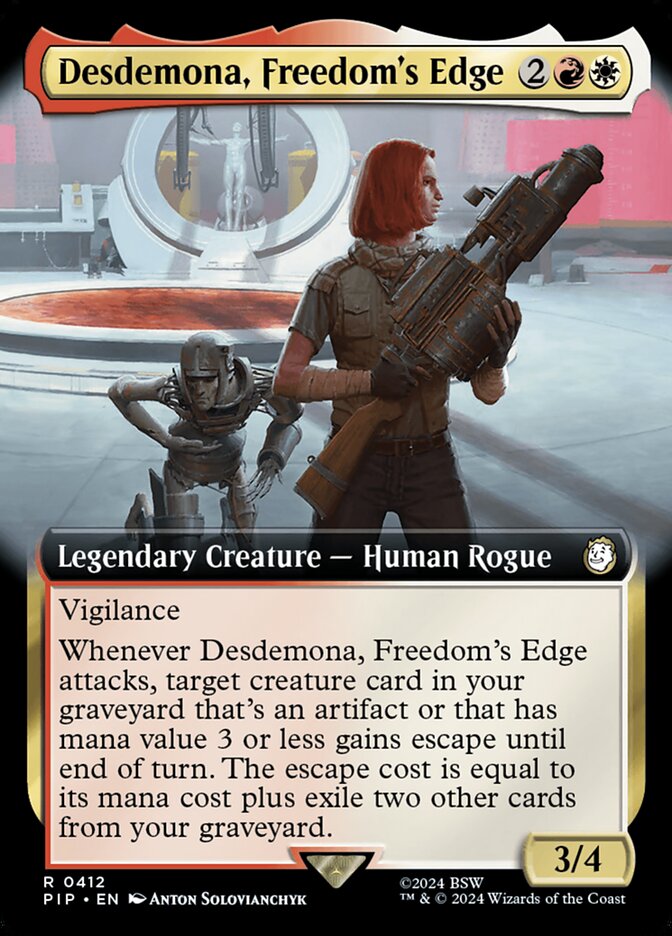 Desdemona, Freedom's Edge, Fallout Card Art