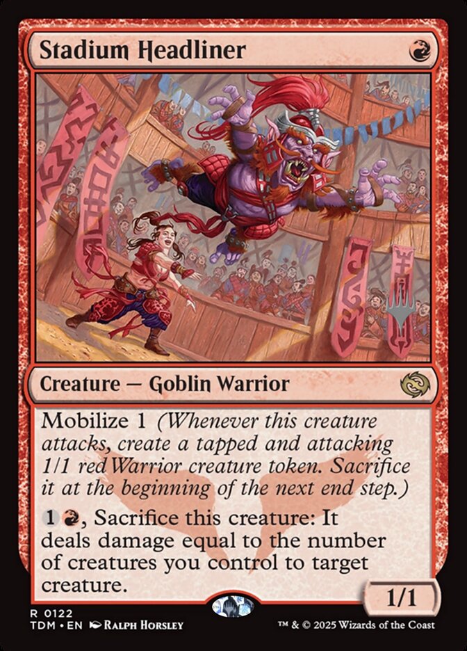 Stadium Headliner, Tarkir: dragonstorm promos Card Art