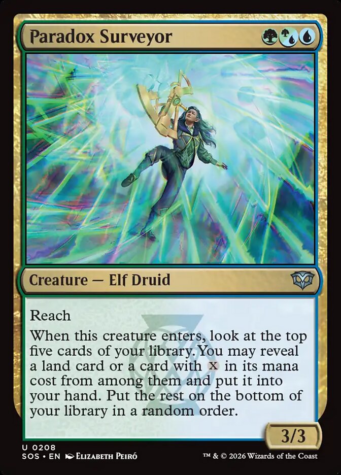 Paradox Surveyor, Secrets Of Strixhaven Card Art