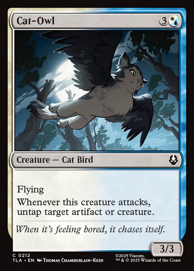 Cat-Owl, Avatar: The Last Airbender Card Art