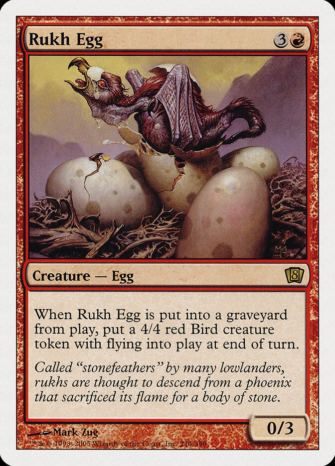 Rukh Egg, Eighth Edition Card Art