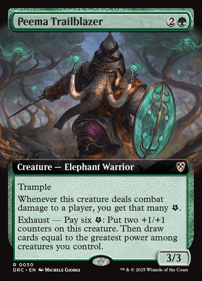 Peema Trailblazer, Aetherdrift Commander Card Art