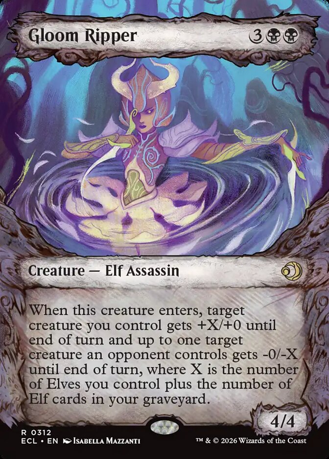 Gloom Ripper, Lorwyn Eclipsed Card Art