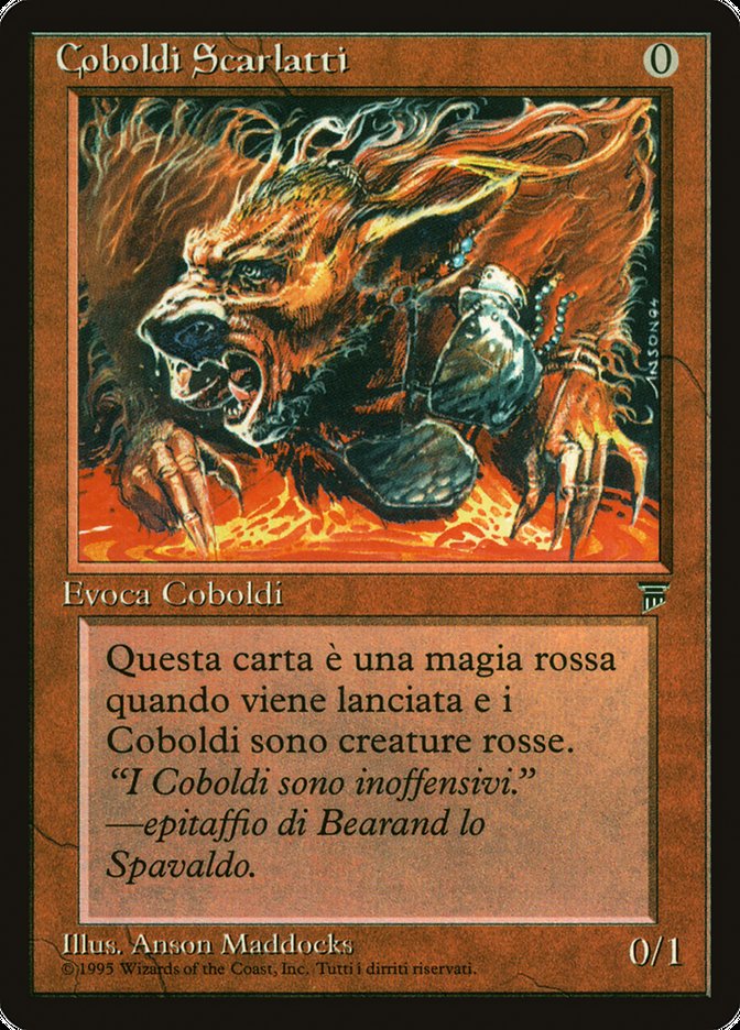 Crimson Kobolds, Legends Card Art