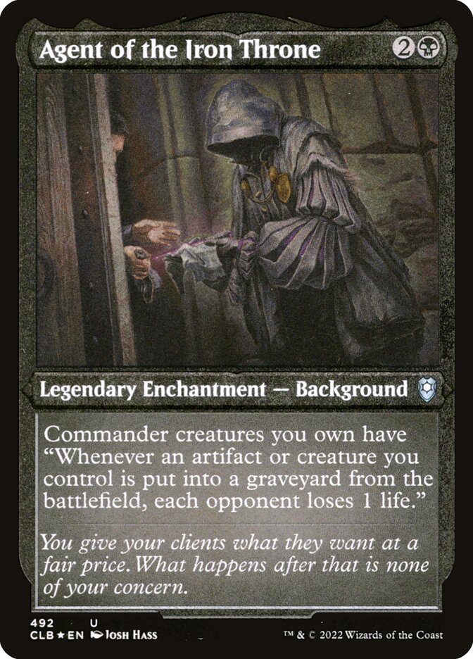 Agent of the Iron Throne - Etched Foil