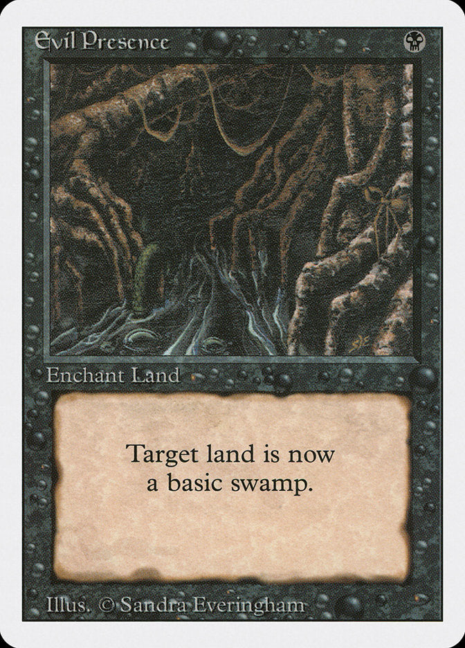 Evil Presence, Revised edition Card Art