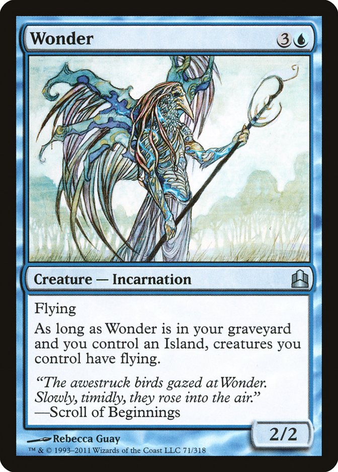 Wonder, Commander 2011 Card Art