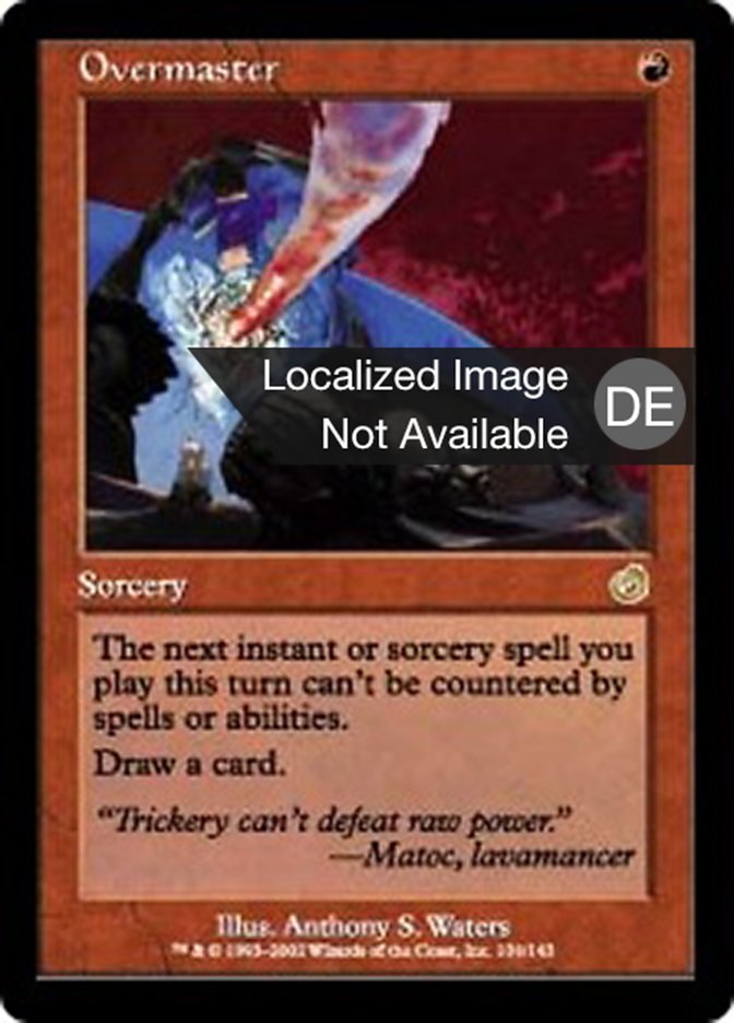 Overmaster, Torment Card Art