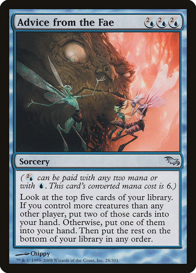Advice from the Fae, Shadowmoor Card Art