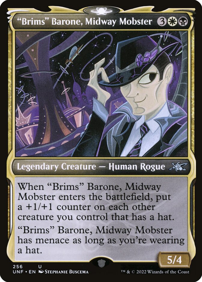 "Brims" Barone, Midway Mobster, Unfinity Card Art