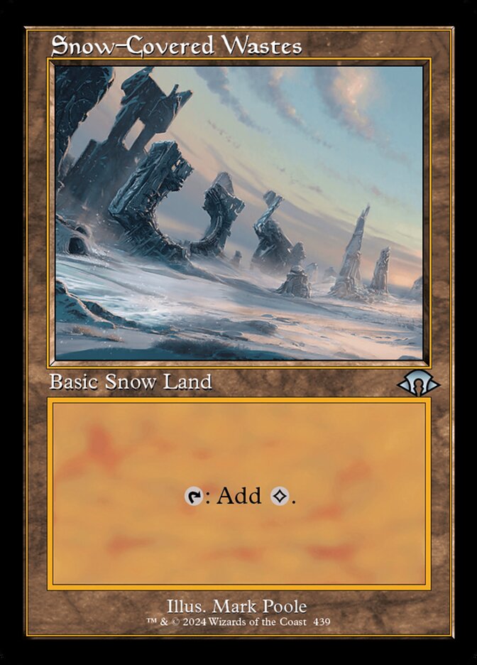 Snow-Covered Wastes, Modern Horizons 3 Card Art