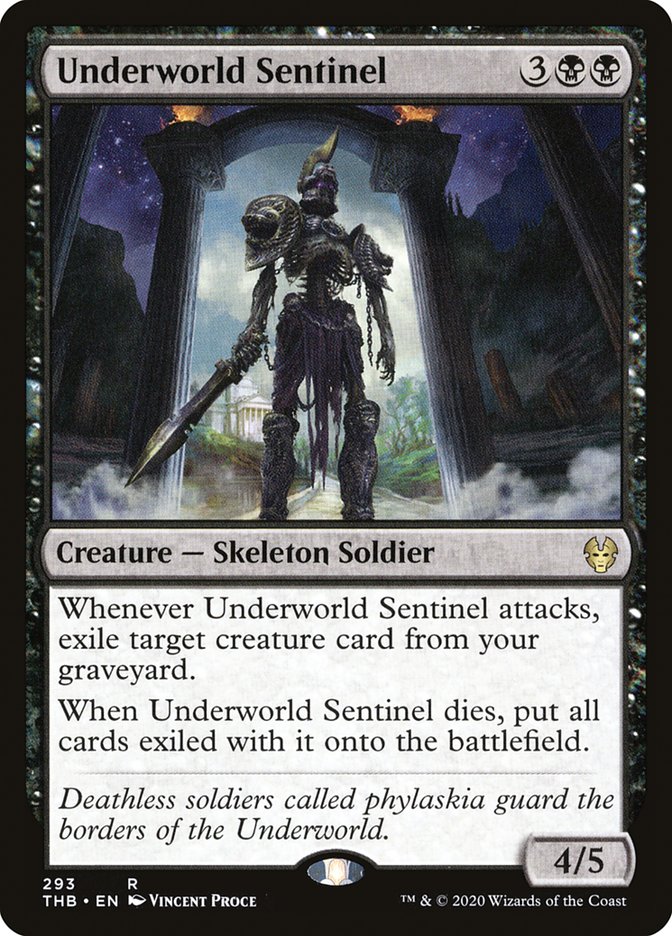 Underworld Sentinel, Theros beyond death Card Art