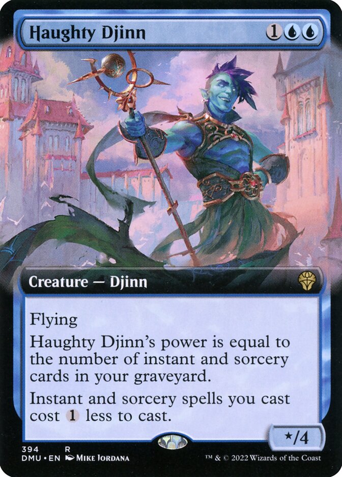 Haughty Djinn, Dominaria United Card Art