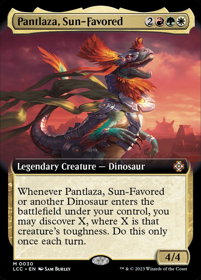 Pantlaza, Sun-Favored, The Lost Caverns Of Ixalan Commander Card Art