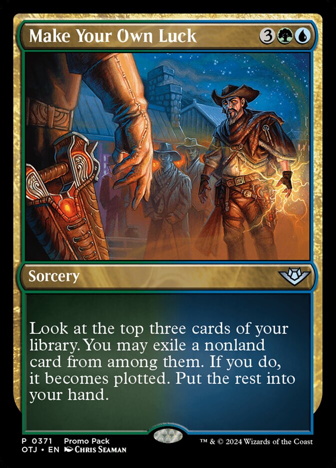 Make Your Own Luck, Outlaws of thunder junction Card Art