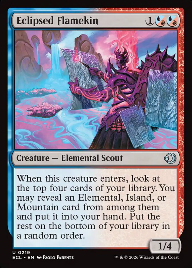 Eclipsed Flamekin, Lorwyn Eclipsed Card Art