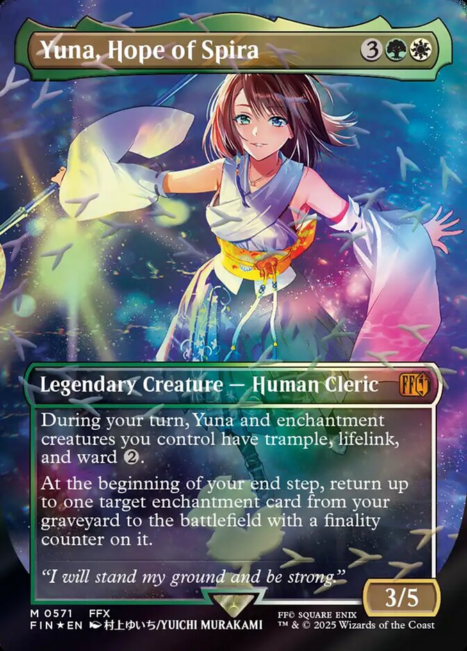 Yuna, Hope of Spira, Final Fantasy Card Art