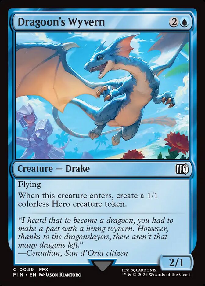 Dragoon's Wyvern, Final fantasy Card Art