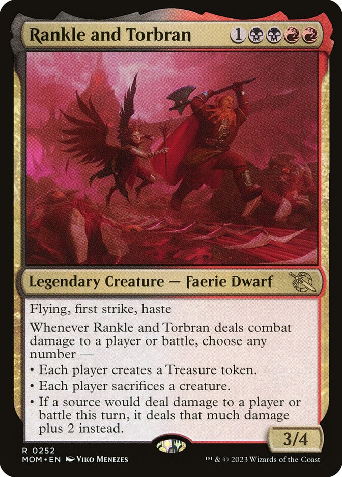 Rankle and Torbran, March of the machine Card Art