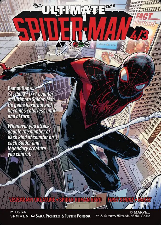 Miles Morales // Ultimate Spider-Man, Marvel'S Spider-Man Card Art