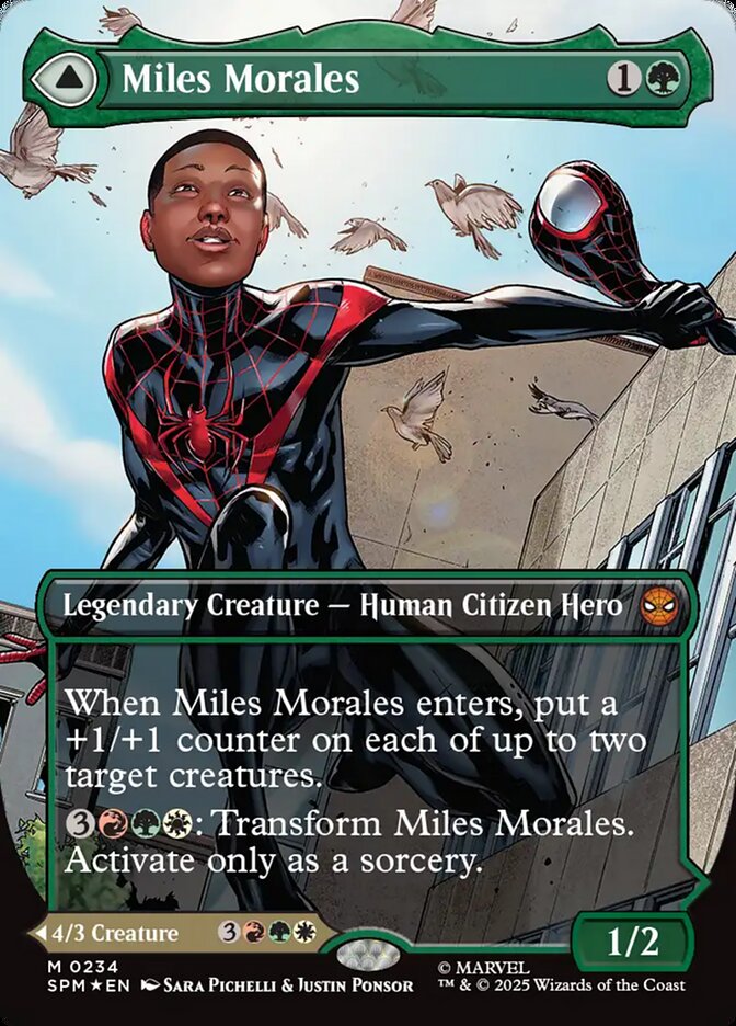 Miles Morales // Ultimate Spider-Man, Marvel'S Spider-Man Card Art