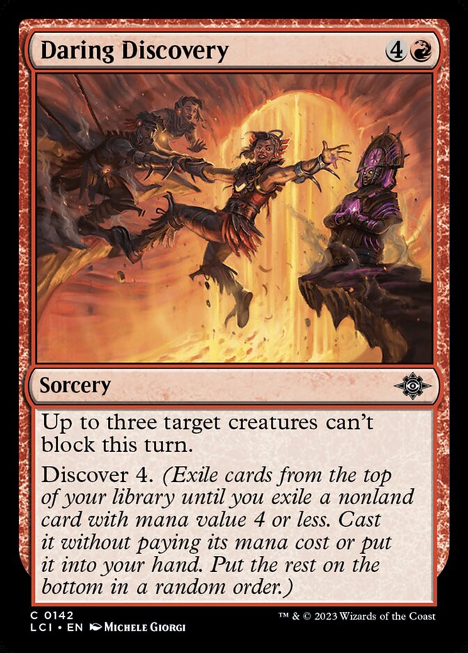 Daring Discovery, The lost caverns of ixalan Card Art