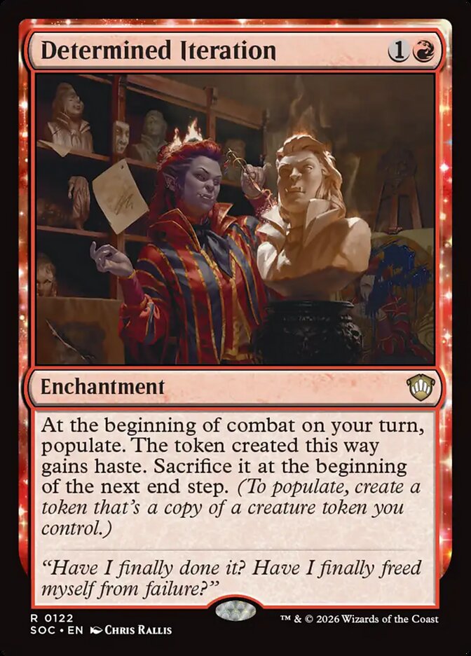 Determined Iteration, Secrets Of Strixhaven Commander Card Art