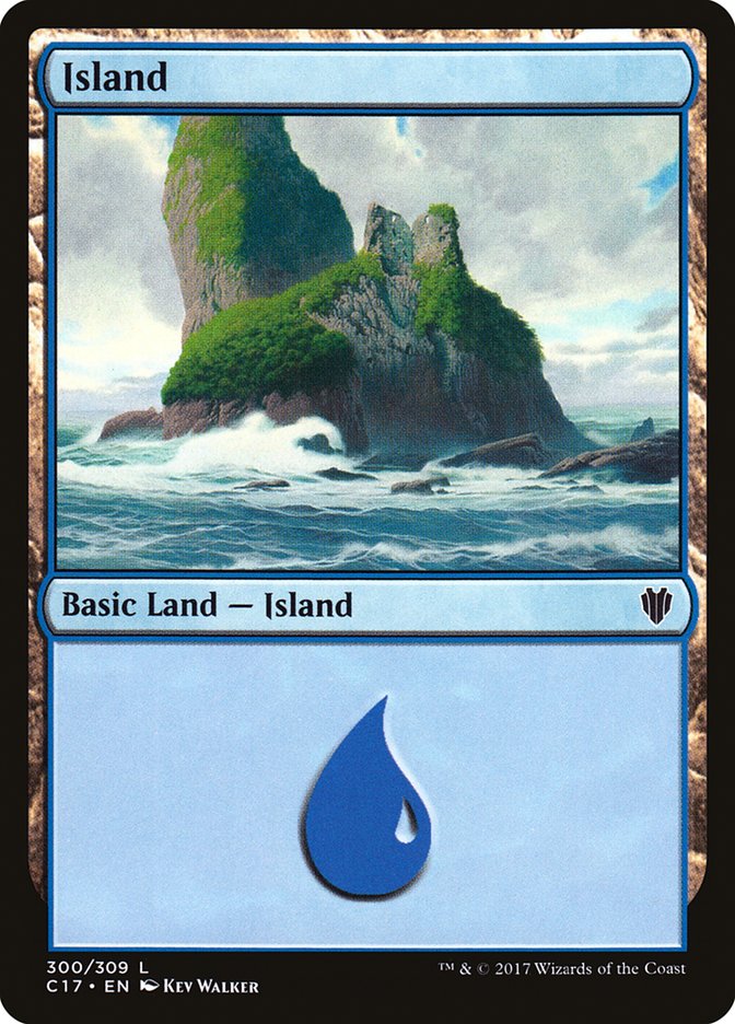 Island, Commander 2017 Card Art