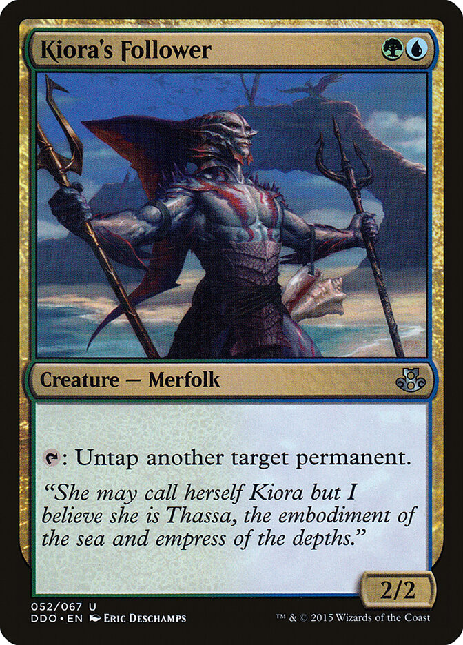 Kiora's Follower, Duel Decks: Elspeth Vs. Kiora Card Art