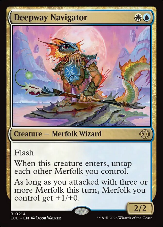 Deepway Navigator, Lorwyn Eclipsed Card Art