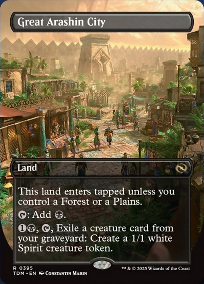 Great Arashin City, Tarkir: dragonstorm Card Art