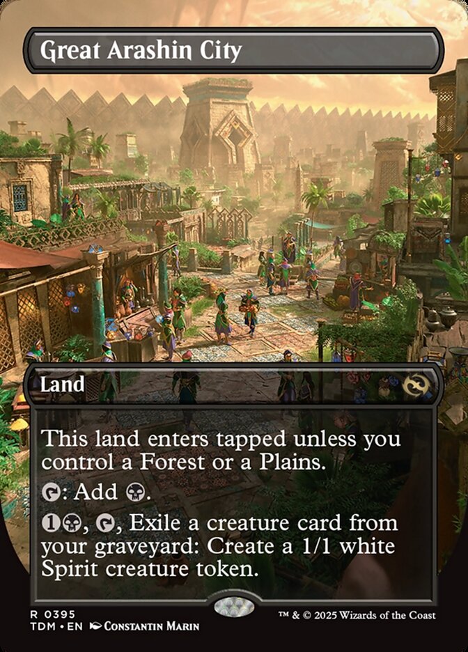 Great Arashin City, Tarkir: Dragonstorm Card Art