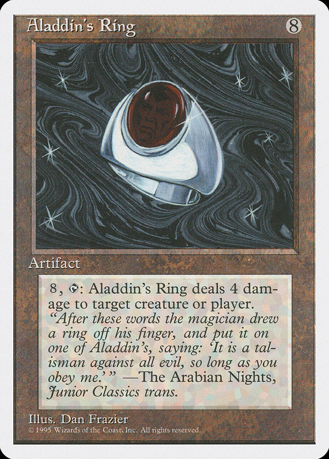 Aladdin's Ring, Fourth edition Card Art