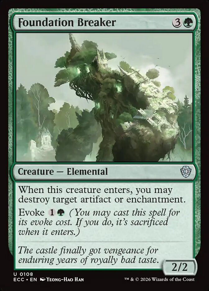 Foundation Breaker, Lorwyn Eclipsed Commander Card Art
