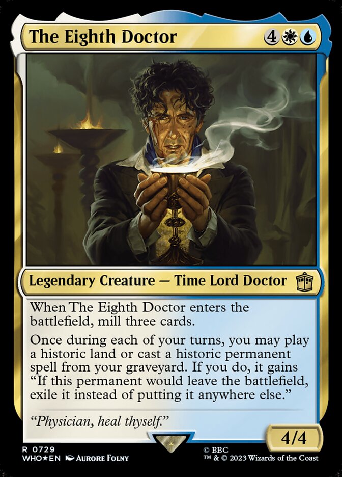 The Eighth Doctor, Doctor who Card Art